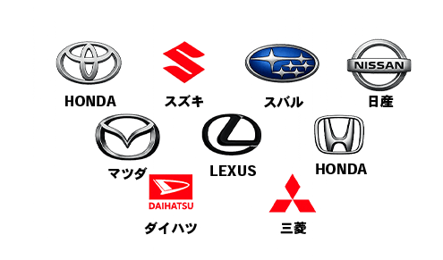 輸入車・国産車問わず全メーカー対応